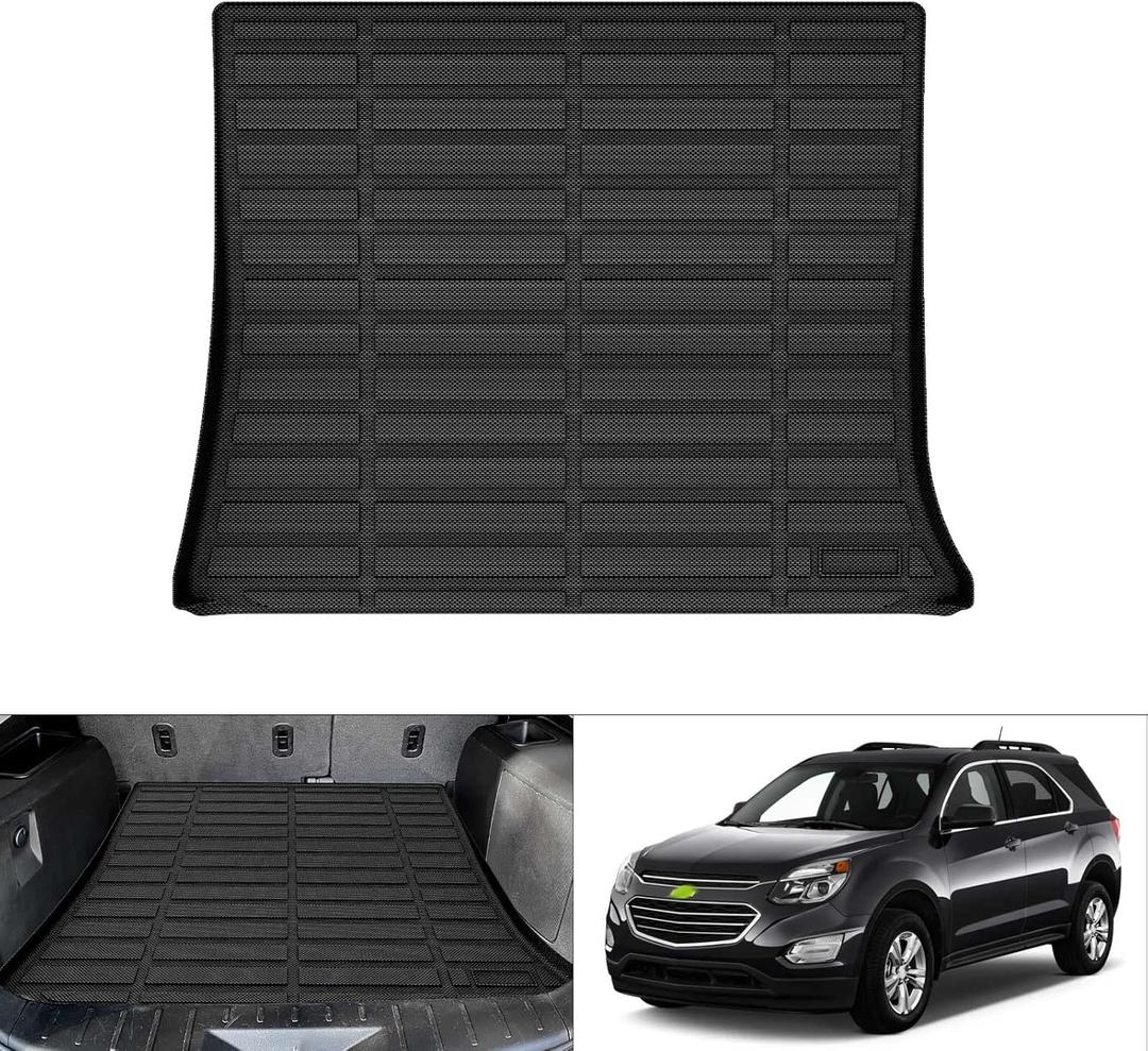 Cartist Custom Fit for Cargo Liner 2010-2017 Chevy Equinox/GMC Terrain All Weather Anti-Slip Rear Trunk Mat TPE Waterproof