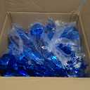 Crowye 18 Pcs Foil Spray Centerpiece Table Decoration Party Star Burst Metallic Graduation Table Centerpieces for Spring Party Birthday Season Wedding Holiday(Blue)