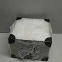 Kcgani Acrylic Cube Display Boxes Pedestals, Black Platform with Hollow One Open Side, Stackable Nesting Risers Stands Shelf for Collectibles