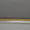 Frameless Shower Door Support Bar, Stainless Steel Wall-to-Glass Support Arm to Fixed Shower Glass Panel, for 1/4"-3/8" (6-10 mm) Door, 180 Pivot & Stow-Flat Mode (Brushed Gold, 15.8-inch(400mm))