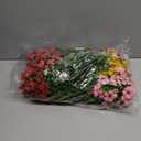 Artificial Flowers for Outdoors Indoors, 20 Bundles Faux Daisy Flowers in 6 Colors, UV Resistant Fake Plants for Garden Decor, Porch, Patio, Window Box, Outdoor Decoration