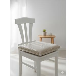 Dining Chairs - Slat Back Wooden Seat Chairs, Set of 2, Linen White (Incomplete) (Back Rest Legs)