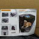 URPOWER 2026 Upgraded Back Seat Extender for Dogs - Large Hard Bottom Dog Car Seat Cover Holds 550lbs, Waterproof Dog Hammock Pet Bed with High-Density Foam Non-Slip Backseat Protector (M - Cars / Full Size SUVs)