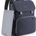 Mommore Diaper Bag Backpack Unisex Baby Bag Large Diaper Bag with Changing Pad, Insulated Pockets, Stroller Buckles, Durable Travel Backpack with Luggage Strap