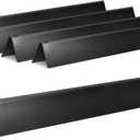 GasSaf 21.5 Flavorizer Bars 7534 for Weber Spirit 200, E/S200 E/S-210, Spirit 500, Genesis Silver A with Side 2-Burner Grills, 5-Pack Black Porcelain Steel Flavor Bars for Weber 7535 65902 Grill Parts