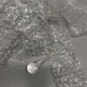 OuMuaMua 64 Pcs Glass Raindrop Christmas Ornaments Crystal Teardrop Hanging Ornaments Clear Chandelier Drop Pendant Decorations for Christmas Tree Winter New Year Party Supplies Home Decor