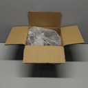 Black Crystal Semi Flush Mount Ceiling Light, Modern Chandelier, 9.06" Diameter, 7.28" Height, Bedroom, Dining Room, Kitchen