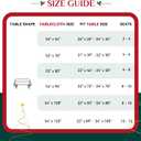 Softalker Christmas Checkered Tablecloth Rectangle - Green Buffalo Plaid Linen Cotton Gingham Xmas Table Cloths, Winter Farmhouse Table Decorations for Dining/Parties/Holiday, 54 x 80 Inch