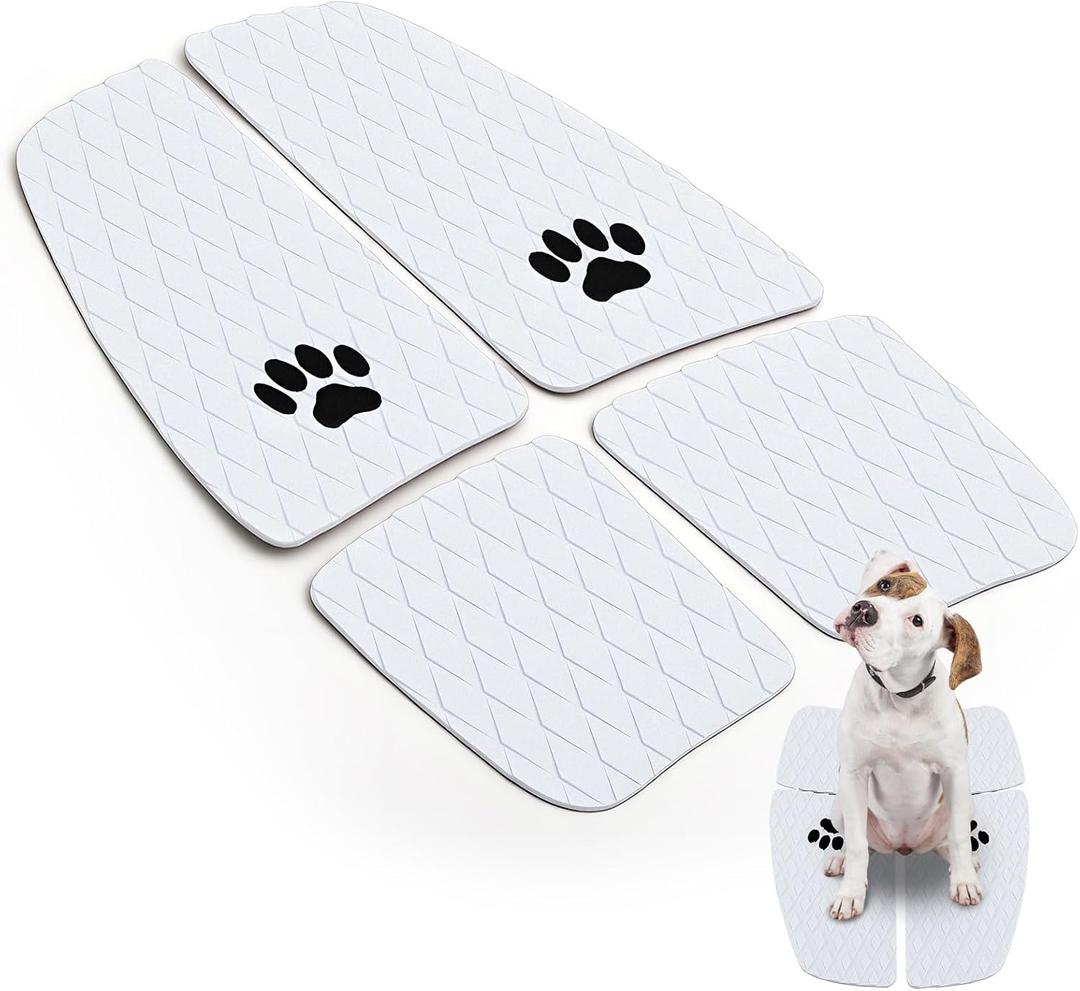 Drydiet Dog Traction Pad Dog Paddle Board Kayak Accessories 21.2 x 15.3 Inch Non Slip Deck Grip Mat Surfboard Traction Grip EVA Foams for Sup Skimboard Paddleboard Surfboard, about 21.2 x 15.3 x 0.2"