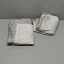 H.VERSAILTEX Linen 100% Blackout Curtains for Bedroom Full Light Blocking Curtains, Textured Window Curtain for Living Room 84 inch Grommet, Energy Efficient Curtains White Liner(2 Panels, Natural)