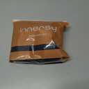 INNERSY Women's High Waisted Underwear Cotton Panties Regular & Plus Size 5-Pack (Black, M)
