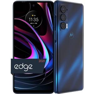 Motorola Edge | 2021 | 2-Day battery | Unlocked | Made for US | 8/256GB | 108MP Camera | Nebula Blue