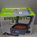 Presto 06017 8-Quart Nomad Traveling Slow Cooker, Blue