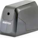 Bostitch Office Battery Pencil Sharpener, 4X Longer Cutter Life, Tip Saver Technology, Black (BPS4-BLK)