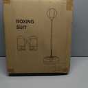 Stiatu Punching Bag with Stand, Heavy Boxing Bag Height Adjustable Reflex Bar and Speed Punching Bag for Adults & Youth, Home Gym Training Equipment for MMA Fitness Stress Relief