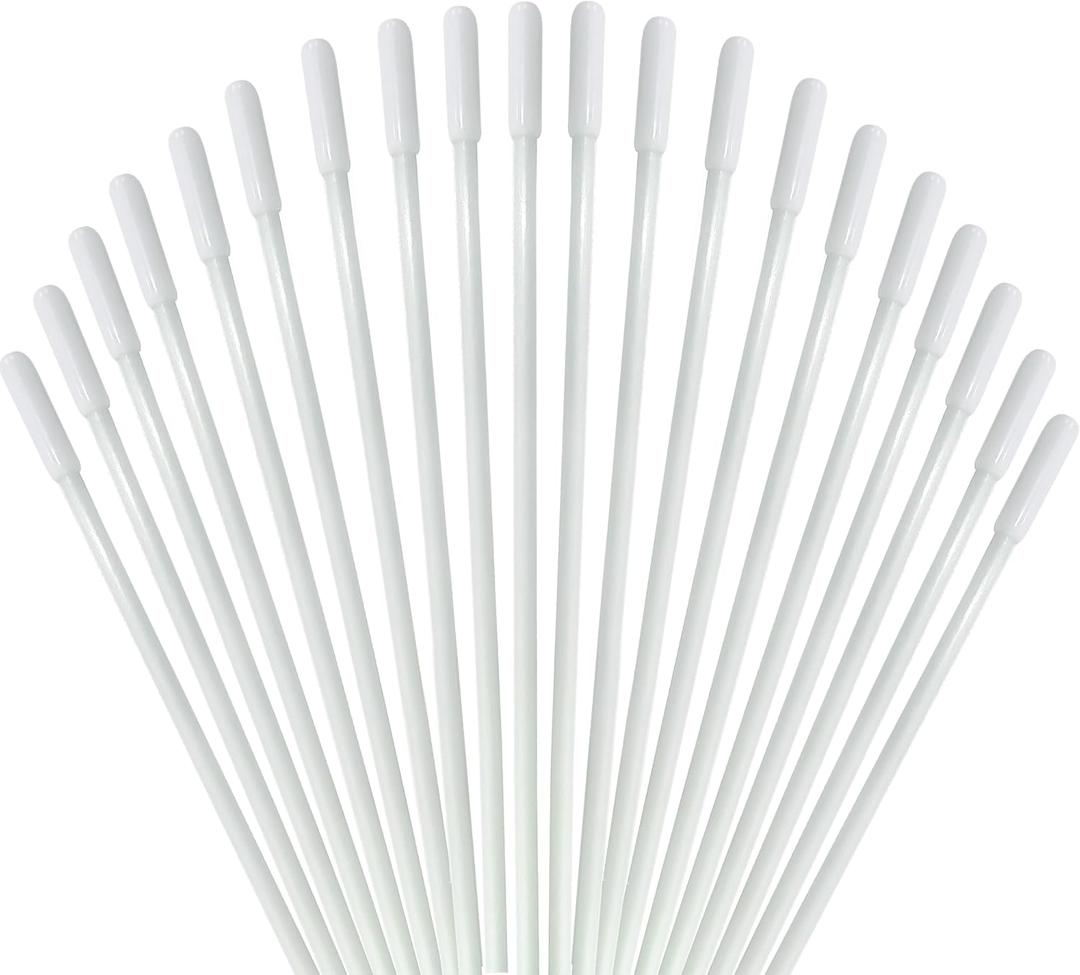 47.25" Fiberglass Flexible Rods for Worship Flags, Flexi Rod for Praise Flags, Dance Flag Pole, 20Pack