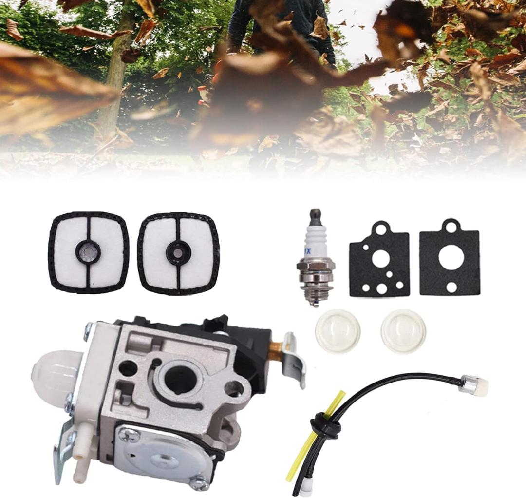 munirater K85 Carburetor with Air Filter Kit Replacement for PB-251 PB-265L PB-265LN RB-K85 A021001350 A021001351