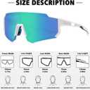 STORYCOAST Polarized Sports Sunglasses for Men Women,Driving Fishing Cycling Mountain Bike Sunglasses UV400 Protection