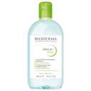 Bioderma - Sbium H2O - Micellar Water - Facial Cleanser and Makeup Remover - Face Cleanser for Combination to Oily Skin (16.9 Fl Oz (Pack of 1))