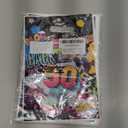 Qeeenar 50 Pieces 90s Party Favor Bags Bulk Plastic Back to 90's Hip Hop Candy Gift Treat Goodie Bags for Retro 1990s Theme Disco Dance Birthday Party Supplies