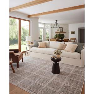 Loloi Angela Rose Ember Collection EMB-10 Fog/Dove 2'-7" x 7'-6" Runner Rug