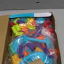 Marble Run for Kids Ages 4-8 - Maze Game DIY Educational Playset Birthday Gift for Ages 3+,Track Pipe Building Blocks Glass Marbles for Kids Birth Day Preschool, Toys for 3 Year Old Boys Christmas