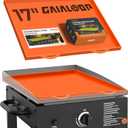 Silicone Griddle Cover Mat for Blackstone 17IN  Food Grade Silicone Grill Griddle Accessories, Heat Resistant Protective Mat