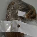 Clip on Ponytails for Women - 10 Inch Short Ponytail Extension, Straight Pony Tails Hair Extensions, Synthetic Hair Extensions Ponytail, Clip in Ponytail (Dark Blonde with Beige Blonde Highlights)