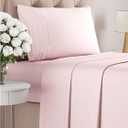 Twin Size 3 Piece Sheet Set - Comfy Breathable & Cooling Bed Sheets Set - Hotel Luxury Bedding for Women, Men, Kids, Teens, Boys & Girls - Deep Pockets, Soft, Wrinkle Free - Oeko-Tex - Lavender Pink