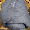 Mountainlodge 100% Cotton Shell and Lining Sleeping Bag for Adult Cold Weather with Compression Bag&Carry Bag for Camping,Travel and Car Camping