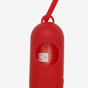 Pet Poop Bag & Carrie, Red (Pack of 2)