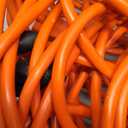 Amazon Basics 100 foot 3-Prong Vinyl Indoor/Outdoor Extension Cord - 10 Amps, 1250 Watts, 125 VAC - Orange