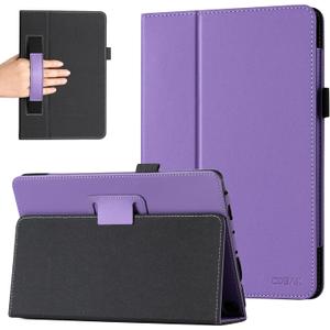 CoBak Case for All New Fire HD 10 Tablet 13th Generation 2023 Release 10.1" - Slim Folding Stand Folio Cover for Fire 10 with Auto Wake/Sleep, Purple