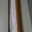 100% Privacy L-Shaped Blades Mini Blinds for Indoor Windows 1" Vinyl Cordless Window Blinds for Home, 34" W  36" H - White