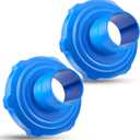 Tondiamo 2 Pieces Hose Adapter Skimmer for Above Ground Swimming Pool Vacuum Surface Skimmer Small Strainer Compatible with Wall Mount 11238 Hose Adapter B(Blue)