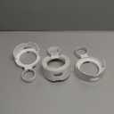 Google WiFi Outlet Holder Mount: [New 2020  Present Version  Round Plug] The Simplest Wall Mount Holder Stand Bracket for Google WiFi Routers and Beacons - No Messy Screws! (3-Pack)