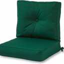 Greendale Home Fashions Outdoor Sunbrella Premium Deep Seat Cushion, 2 Piece Set, Canvas Forest