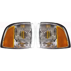 KarParts360 For Dodge Ram 1500/2500/3500 Parking Signal Light Unit 1994 95 96 97 1998 Driver and Passenger Side Pair For CH2520119 | 55054773AD