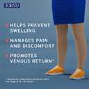 JOBST Relief Knee High Graduated Compression Socks 20-30mmHg - Comfortable Unisex Design - Open Toe, Beige, Medium