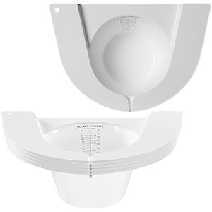 Urine Hats for Toilets, Specimen Collection Pan, 27oz/800cc Universal Toilet Hats to Catch Urine, Pee Urinal Sample Cup Containers for Women and Elderly, Pack of 6