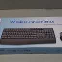 PHILIPS Wireless Keyboard and Mouse Combo-Ergonomic Keyboard and Mouse Wireless Combo,Plug n' Play,Sleep Mode and 2.4GHz Keyboard for Mac, Windows, Laptop-Black