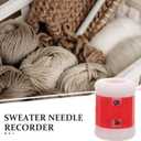 NUOBESTY Knitting Counter Row Counters for Knitting and Crocheting Sewing Tools Essential Crochet Accessory Stitch Lock 20pcs (2.5x1.5cm, Red)