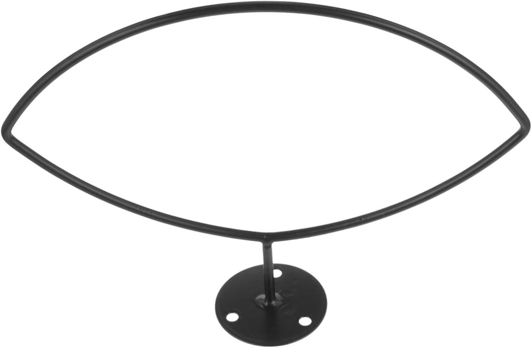 HANABASS Wall Mount Sports Holder Space-Saving Basketball and Football Display Rack for Home Office Garage and School Fits Installation