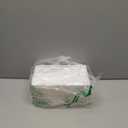 5.8 Capiz Tissue Box Cover, Square Decorative Tissue Holder with Bottom Slider, Handmade Bathroom Accessories, Elegant White Cube for Vanity, Bedroom, Office & Coastal Decor (Natural)