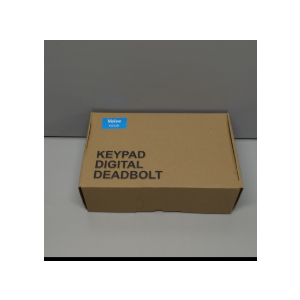 Veise Fingerprint Door Lock with 2 Lever Handles - Keyless Entry Door Lock, Electronic Keypad Deadbolt, Digital Smart Code & Front Handle Sets, Auto-Locking, Easy Installation, Matte Black