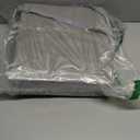 Toddler Booster Seat for Dining Table, PU Washable Double Safe Straps Non-Slip Bottom Booster Seat Dining Toddler, Portable Travel Increasing Cushion (Grey)