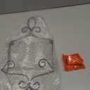 MyGift 913 Inch Wall Plate Hanger, Decorative Metal Scrollwork Plate Holder for Display, Wall Mounted Vertical Black Wire Plate Rack