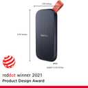 SANDISK 2TB Portable SSD - Up to 800MB/s, USB-C, USB 3.2 Gen 2, Updated Firmware - External Solid State Drive - SDSSDE30-2T00-G26