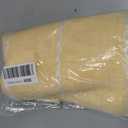 BTTN Small Boho Linen Heavy Duty Cloth Shower Curtain Set, 36x72, Yellow