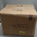 LERATIO Ceramic Dinnerware Sets for 8, High Edge Stoneware Plates and Bowls Set, Chip and Crack Resistant | Oven & Dishwasher & Microwave Safe Dishes Set, Service for 8 -Ashen